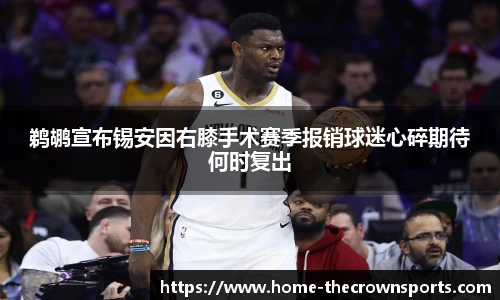 鹈鹕宣布锡安因右膝手术赛季报销球迷心碎期待何时复出